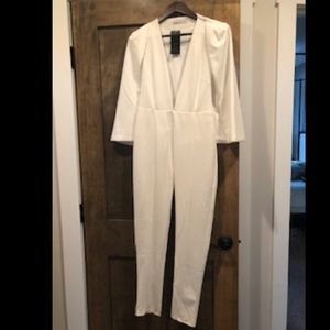Size 6 White jumpsuit ASOS
